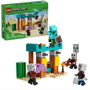 LEGO 21267 Minecraft The Illager Desert Patrol Minecraft Desert Adventure Set